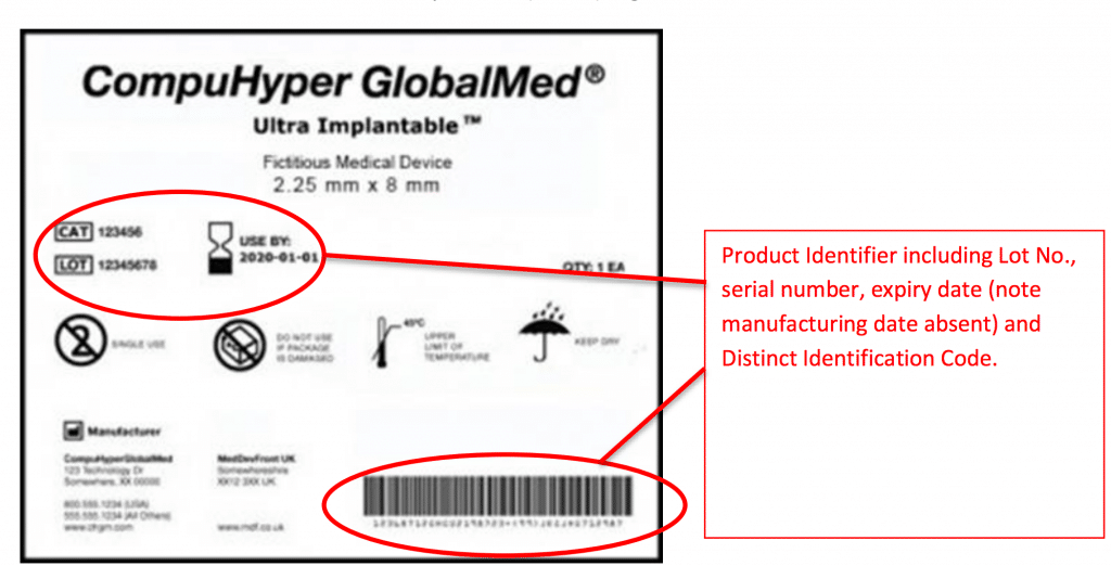 UDI Global Med product identifier