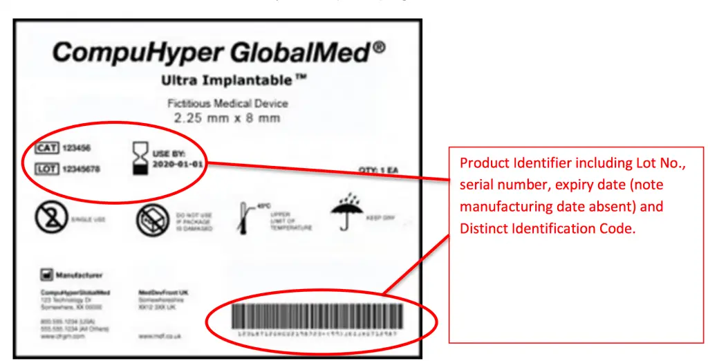 UDI Global Med product identifier